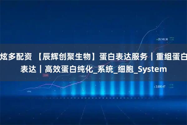 炫多配资 【辰辉创聚生物】蛋白表达服务｜重组蛋白表达｜高效蛋白纯化_系统_细胞_System