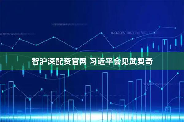 智沪深配资官网 习近平会见武契奇