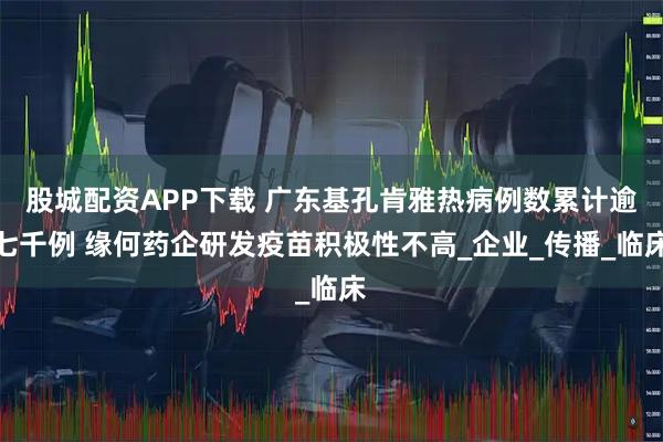 股城配资APP下载 广东基孔肯雅热病例数累计逾七千例 缘何药企研发疫苗积极性不高_企业_传播_临床